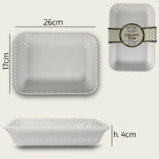 ARCA VASSOIO PERLA RETT. MEL. 26X17X4