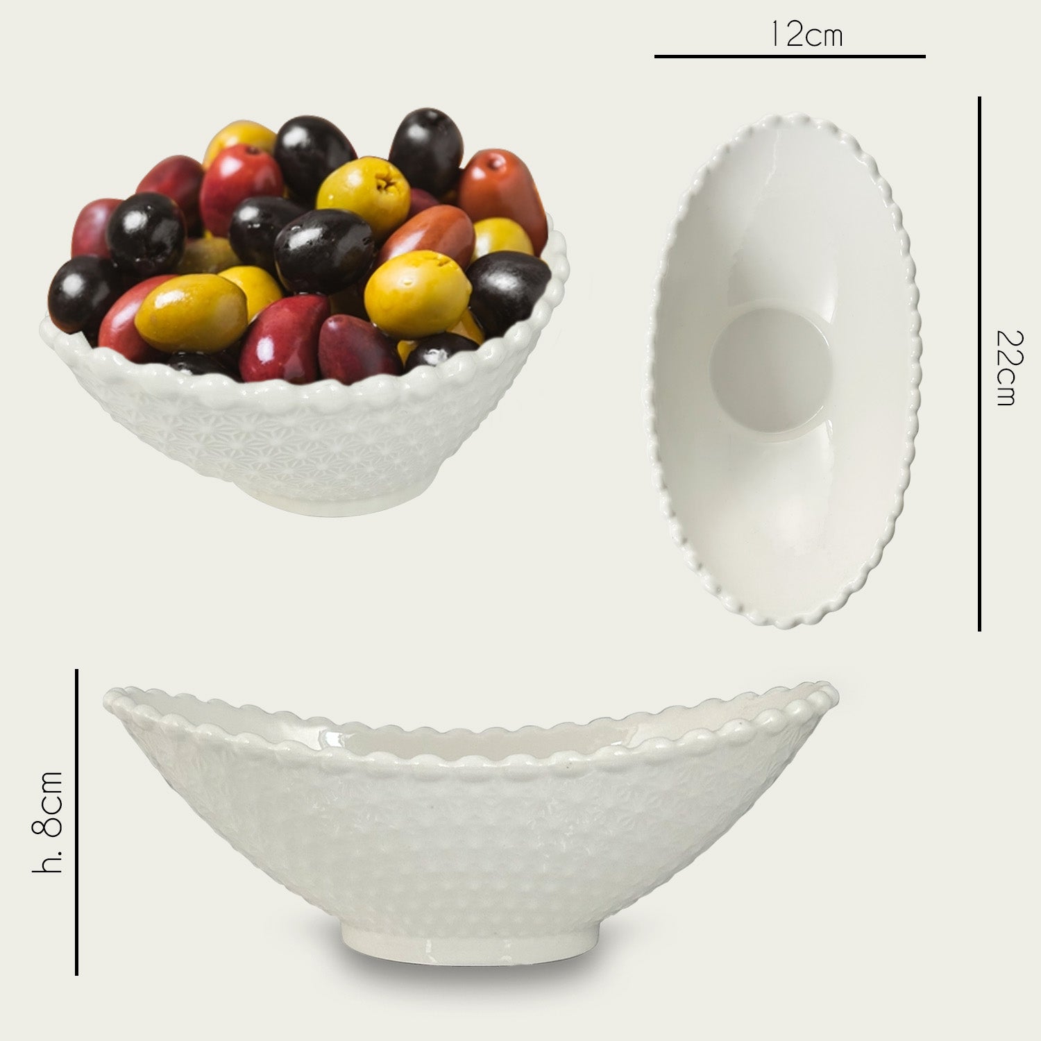 ARCA CIOTOLA BIANCA 22X12 H.8