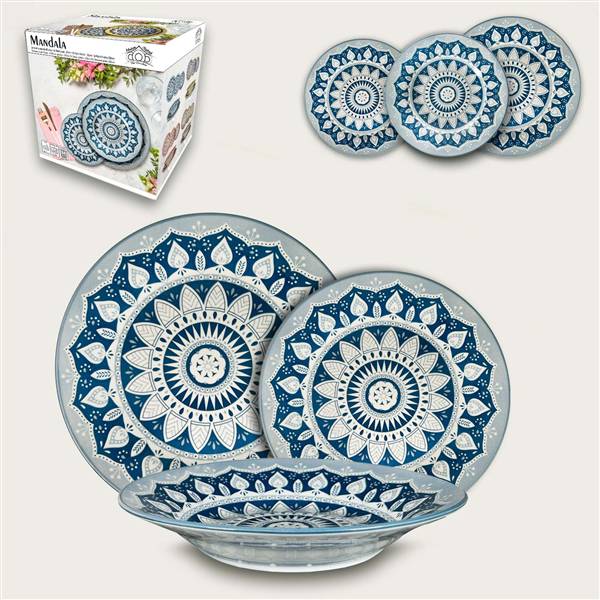ARCA SERVIZIO PIATTI 18PZ MANDALA 