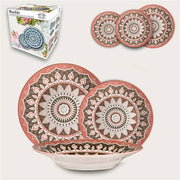 ARCA SERVIZIO PIATTI 18PZ MANDALA 