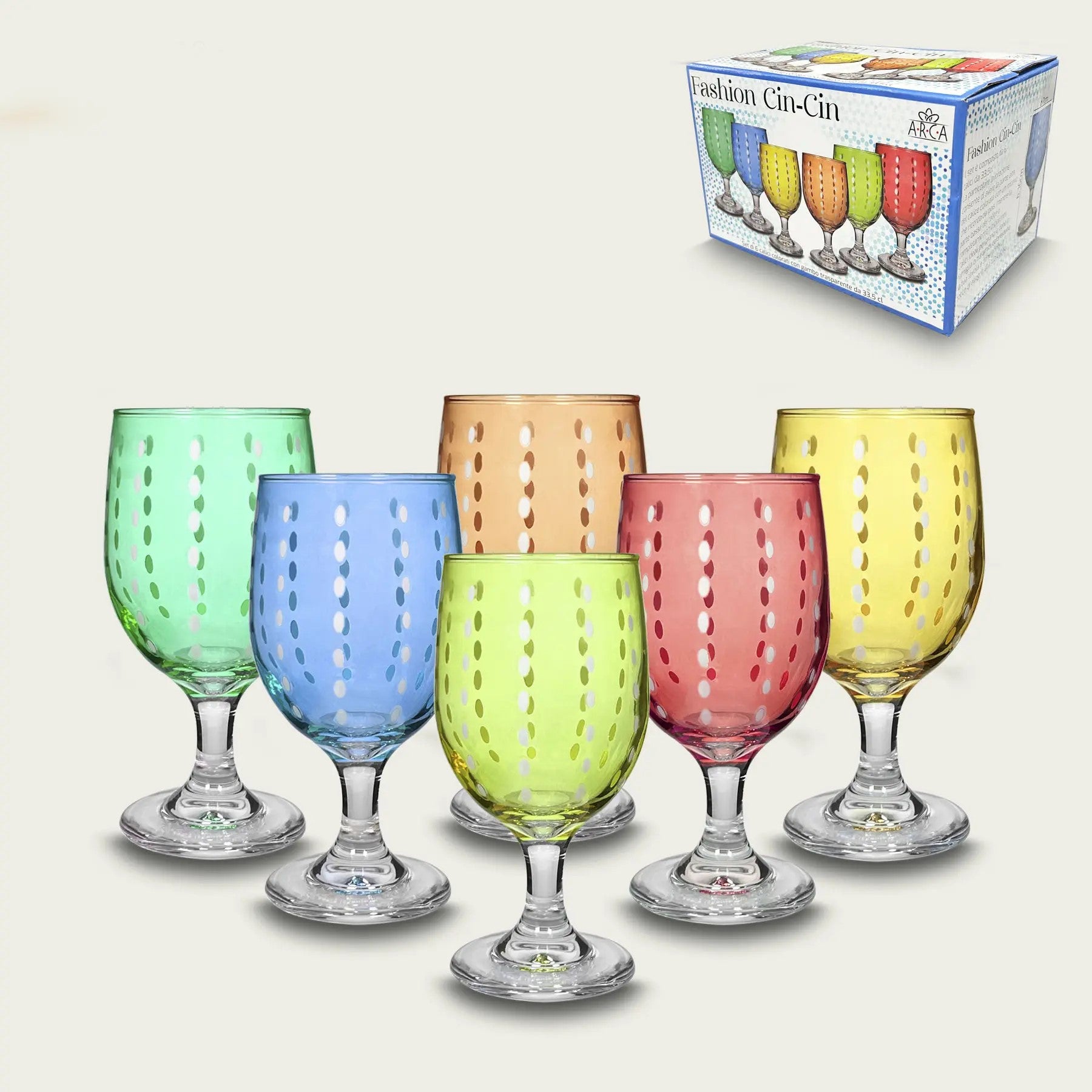 ARCA CALICI 6PZ FASHION 40CL CIN-CIN