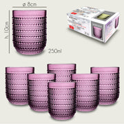 ARCA BICCHIERI 6PZ SERENITY VIOLA 250ML