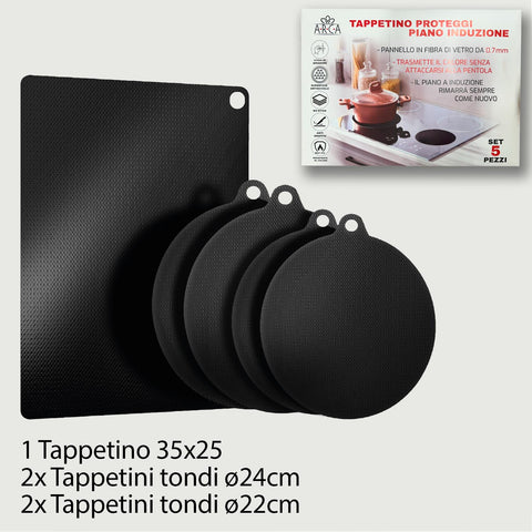 ARCA TAPPETINI PROTEGGI PIANI INDUZ 5PZ
