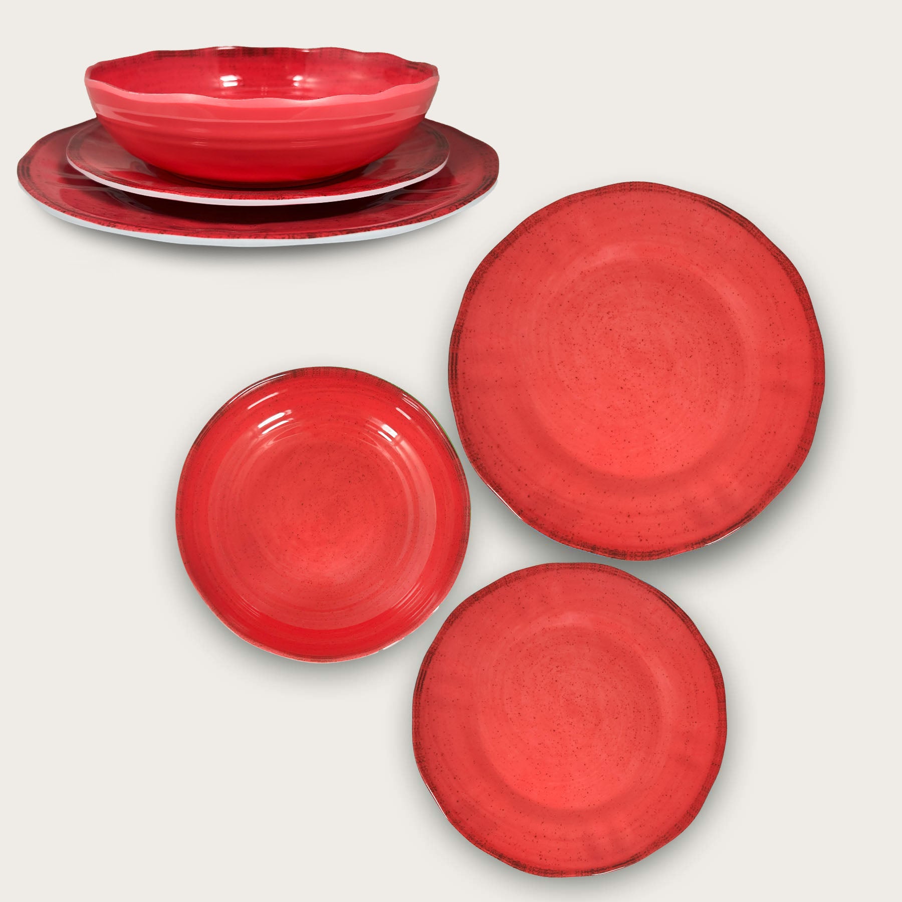 ARCA PIATTO FONDO MEL CM.20 RED PEPPER