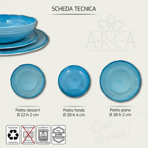 ARCA PIATTO FONDO MEL CM.20 RED PEPPER