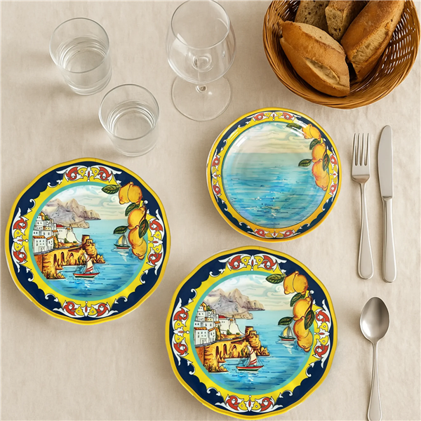 ARCA PIATTO DESSERT CM.22 LA COSTIERA MELAMINA