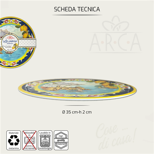 ARCA VASSOIO CM.35 H.2 LA COSTIERA MELAMINA