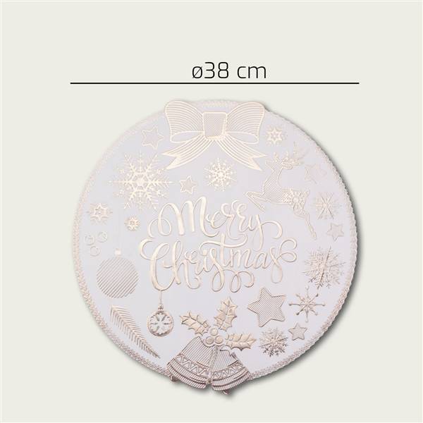 ARCA TOVAGLIETTA CM.38 XMAS SOTTOPIATTO NATALE