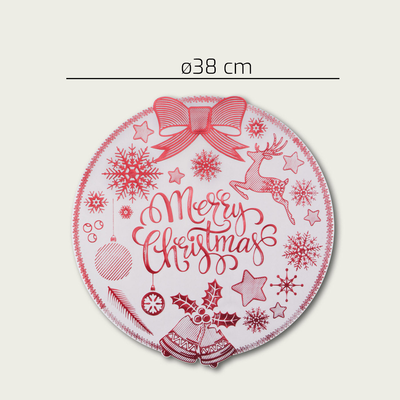 ARCA TOVAGLIETTA CM.38 XMAS SOTTOPIATTO NATALE