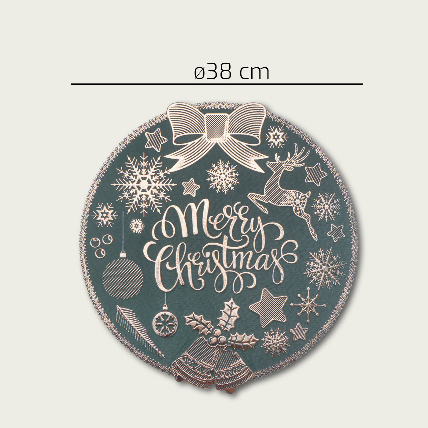 ARCA TOVAGLIETTA CM.38 XMAS SOTTOPIATTO NATALE