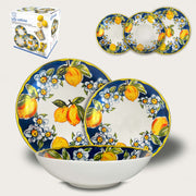 ARCA SERVIZIO PIATTI 18PZ LA COSTIERA LIMONI