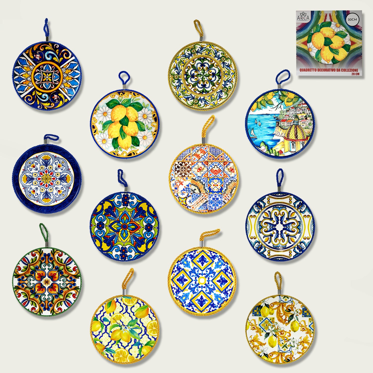 ARCA QUADRETTO CM.20 C/CORDOLO