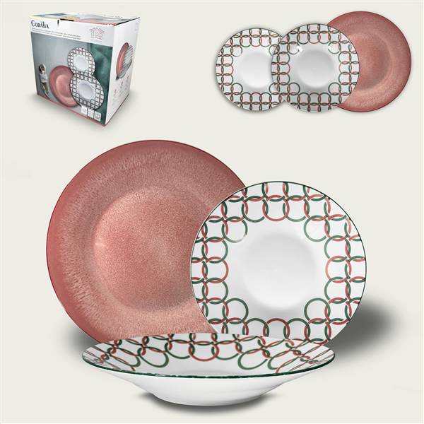 ARCA SERVIZIO PIATTI 18PZ CORALIA 