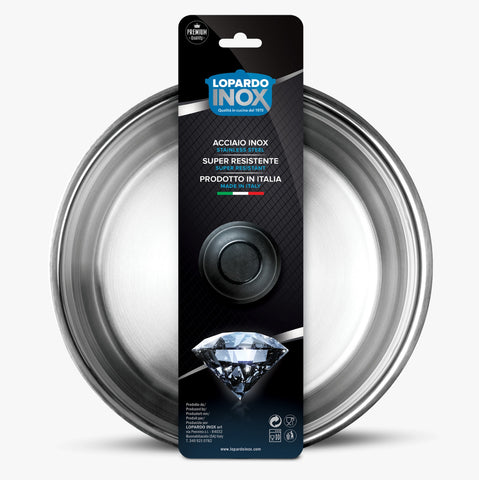 LINEA NATURA COPERCHIO INOX CM.28