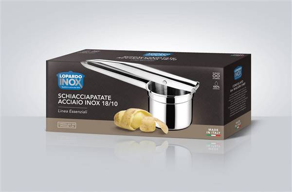 LOPARDO SCHIACCIAPATATE INOX SCATOLATO 
