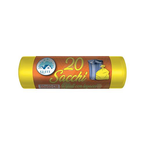 BIO SACCHI 50X60 GIALLO 20PZ 