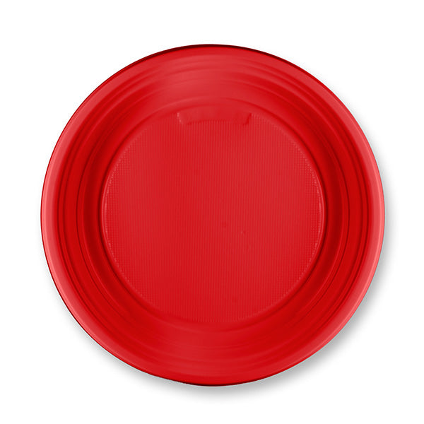 BIO PIATTI PIANI CM.23 ROSSI 20PZ
