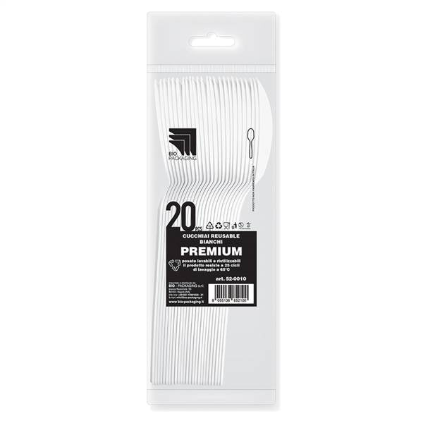 BIO CONF. 20 CUCCHIAI PREMIUM BIANCHI 52-0010