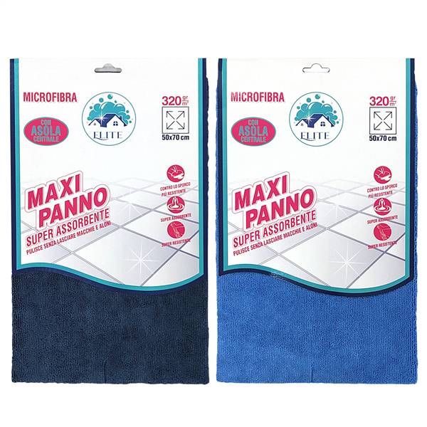 BIO PANNO MICROF C/ASOLA 50X70 320GR BLU 