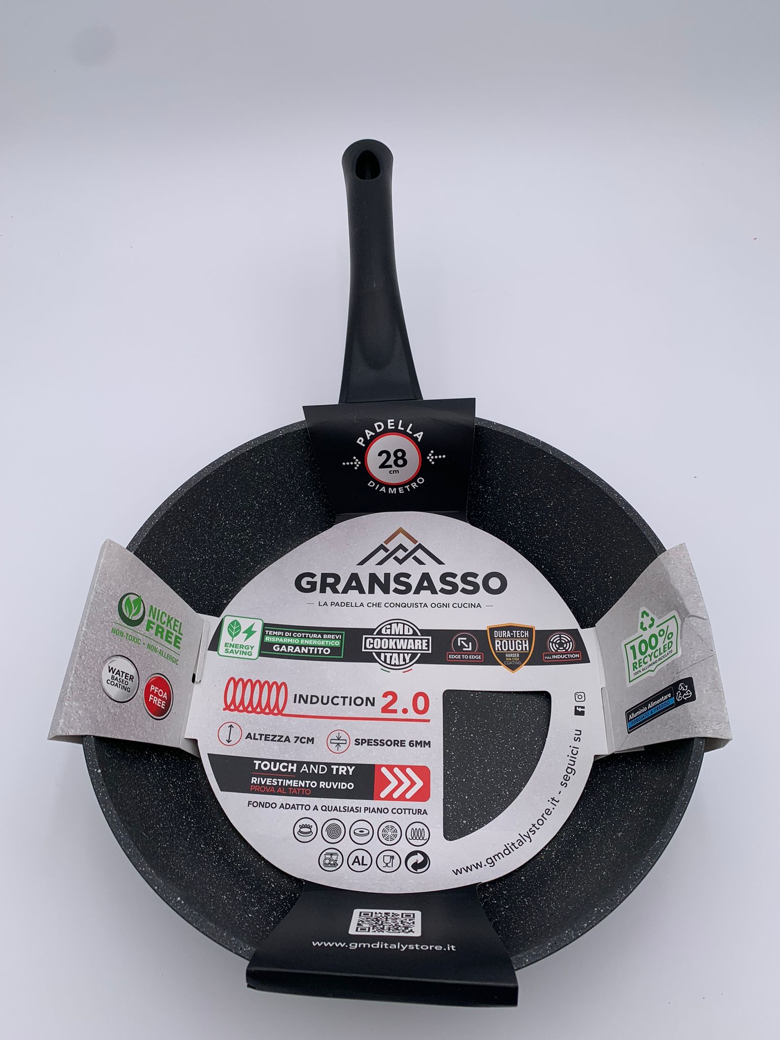 GRAN SASSO PADELLA ALTA CM.24 INDUZIONE