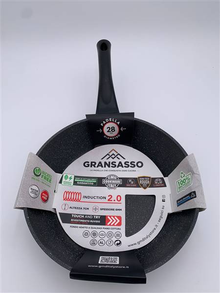 GRAN SASSO PADELLA ALTA CM.20 INDUZIONE 