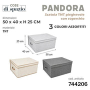 CS SCATOLA PIEGHEVOLE PANDORA 50X40X25 TNT C/COPERCHIO