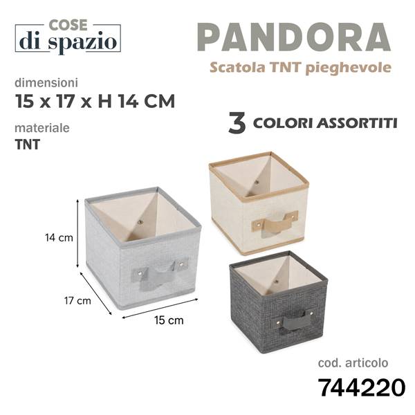 CS SCATOLA PIEGHEVOLE PANDORA 15X17X14 TNT