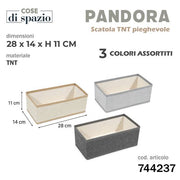 CS SCATOLA PIEGHEVOLE PANDORA 28X14X11 TNT