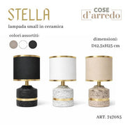 COSENTINO LAMPADA IN CERAMICA STELLA ASS D.12,5XH.25