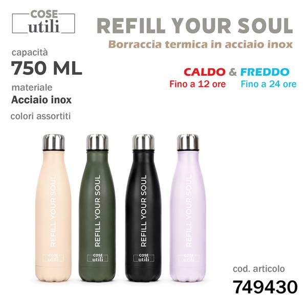 CS BORRACCIA TERMICA YOUR SOUL 750ML 