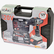 GB TRADE TRAPANO AVVITATORE 20V 127ACCES ACCESSORI