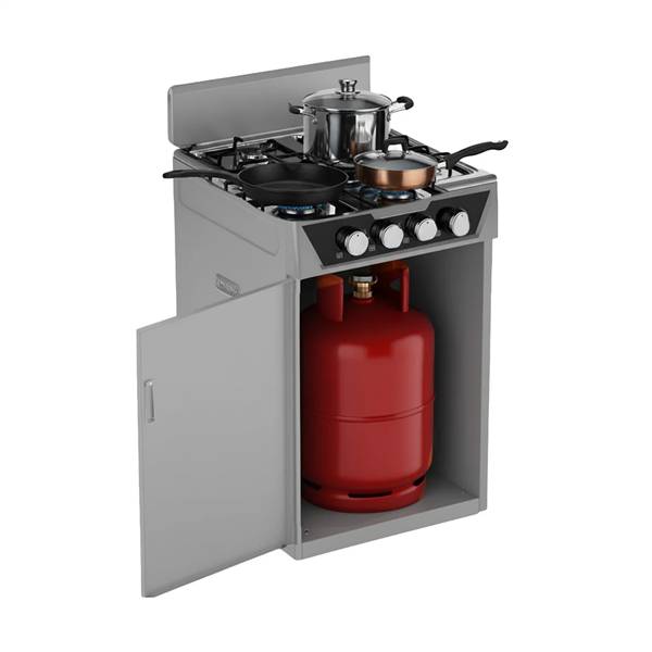 STAYLUX CUCINA 4 FUOCHI C/MOBILE GRIGIA 