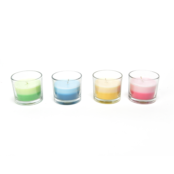 MERCURY CANDELA BICOLORE IN VETRO 85GR