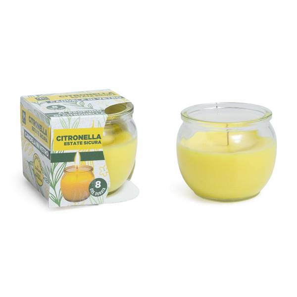 MERCURY CANDELA CITRONELLA IN VETRO 70GR 