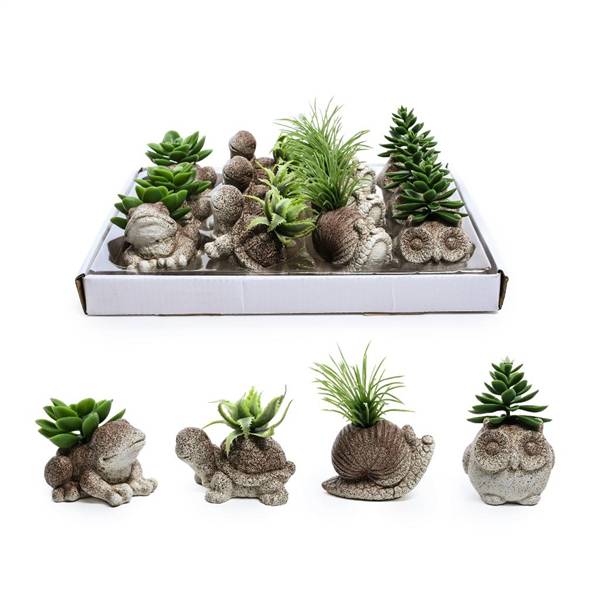 MERCURY PIANTA IN VASO ANIMALE 9X7XH.7