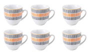 BORELLA TAZZINE CAFFE BRA ARANCIO 6PZ 