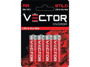 VECTOR PILE ZINCO STILO 4PZ 