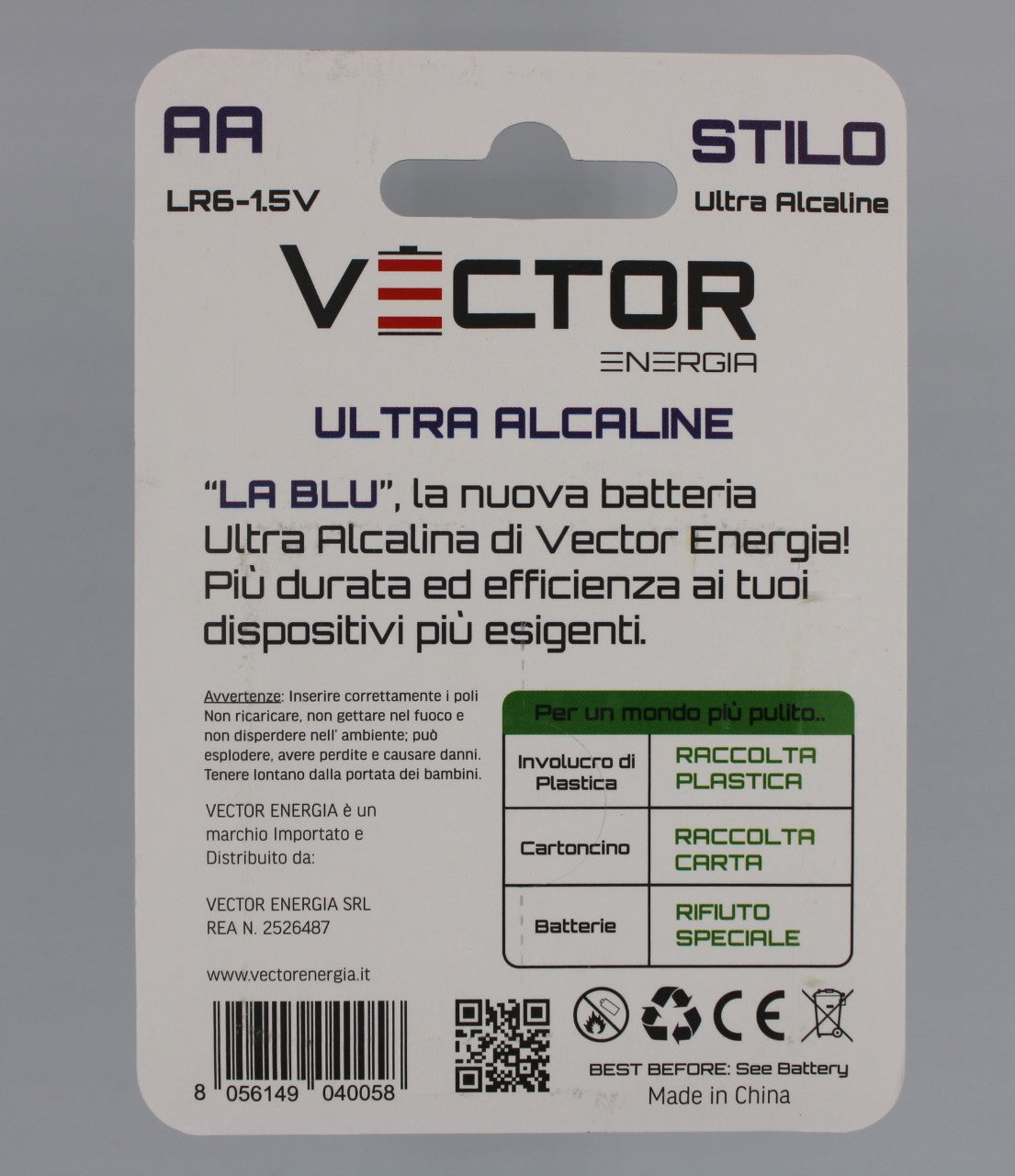 VECTOR PILA SUPER ALCALINA STILO 4PZ