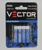 VECTOR PILA SUPER ALCALINA MINISTILO 4PZ