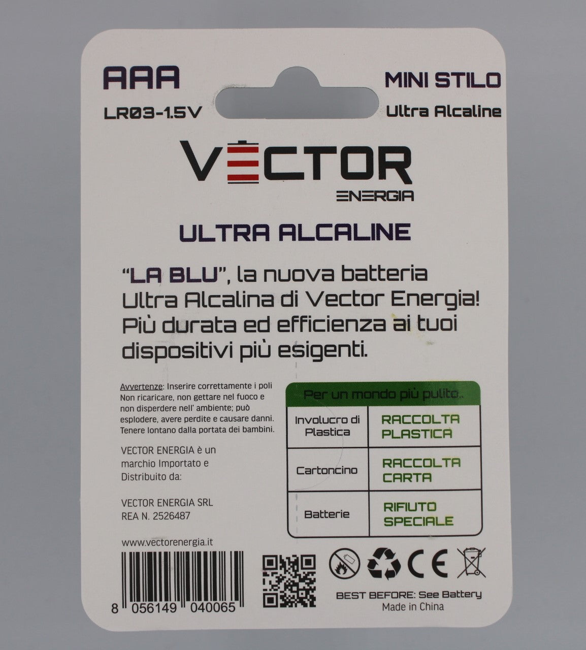VECTOR PILA SUPER ALCALINA MINISTILO 4PZ