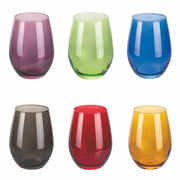 GALIELO BICCHIERE 6PZ LUCE 550ML 6 COL.G