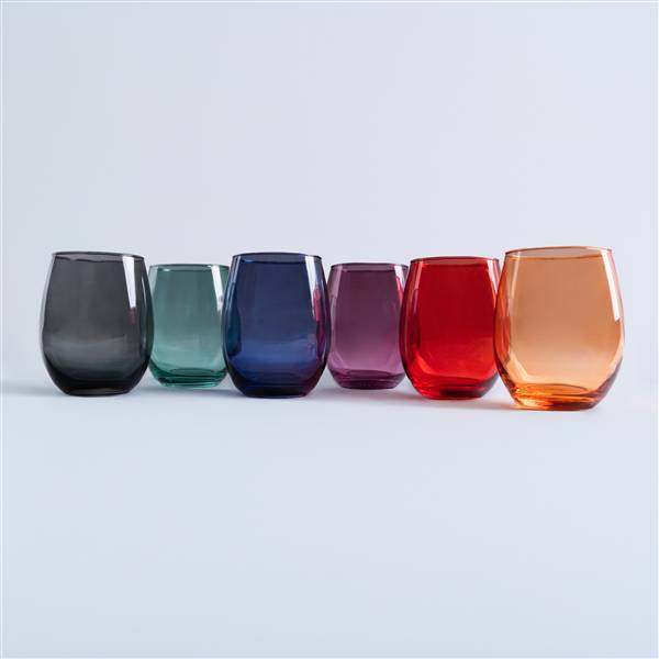 GALILEO BICCHIERE 6PZ LUCE 550ML 6 COL. 