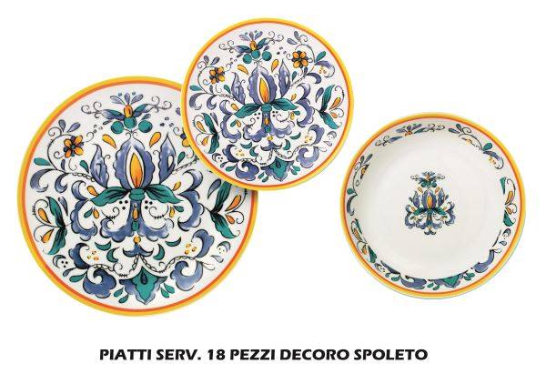 BORELLA SERV PIATTI 18PZ SPOLETO 