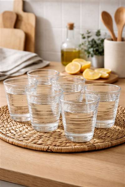 BORELLA BICCHIERE 6PZ 230CC LIONE2 25647 IN VETRO