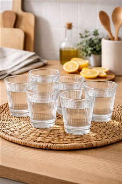 BORELLA BICCHIERE 6PZ 230CC LIONE1 25646 IN VETRO