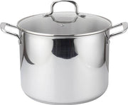 BORELLA PENTOLA INOX ALESSIA CM.28 25728 INDUZIONE CON COPERCHIO VETRO