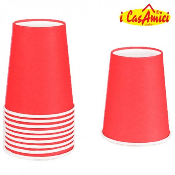 MOVIDA BICCHIERE ACQUA 180ML ROSSO X50 