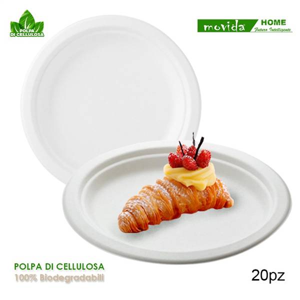 MOVIDA PIATTO FRUTTA BIO CM.18 20PZ 