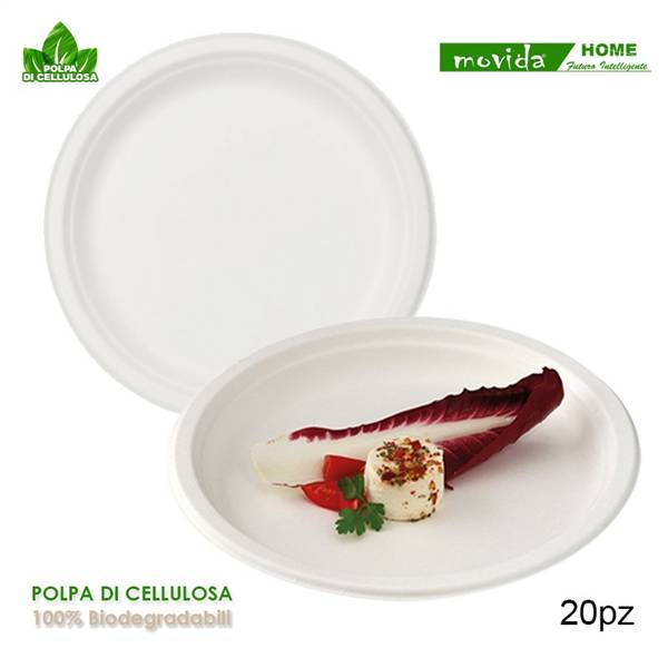 MOVIDA PIATTO PIANO BIO CM.23 20PZ 