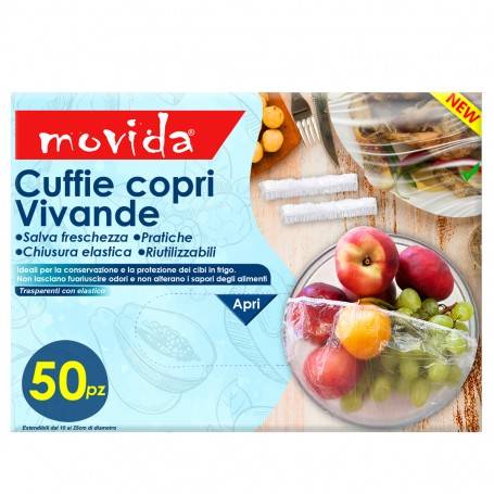 MOVIDA COPRIVIVANDE 50PZ SALVAFRESC 25CM 